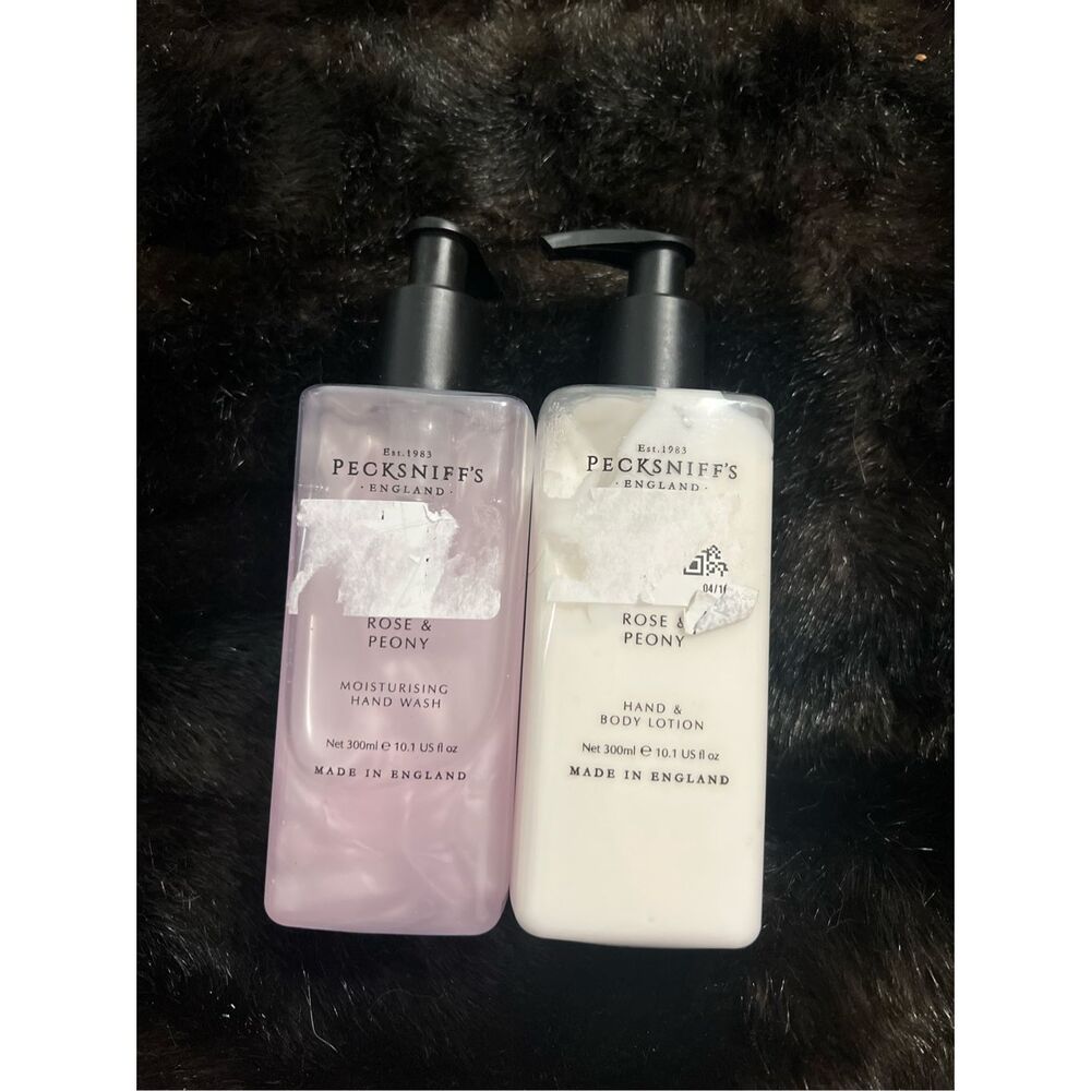 Pecksniff's Rose & Peony Moisturizing Hand Wash and Lotion